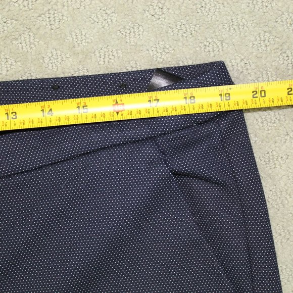 Liverpool Women's Size 16 Navy Blue Pin Dot Kelsey Ponte Trouser Pants - Picture 5 of 5